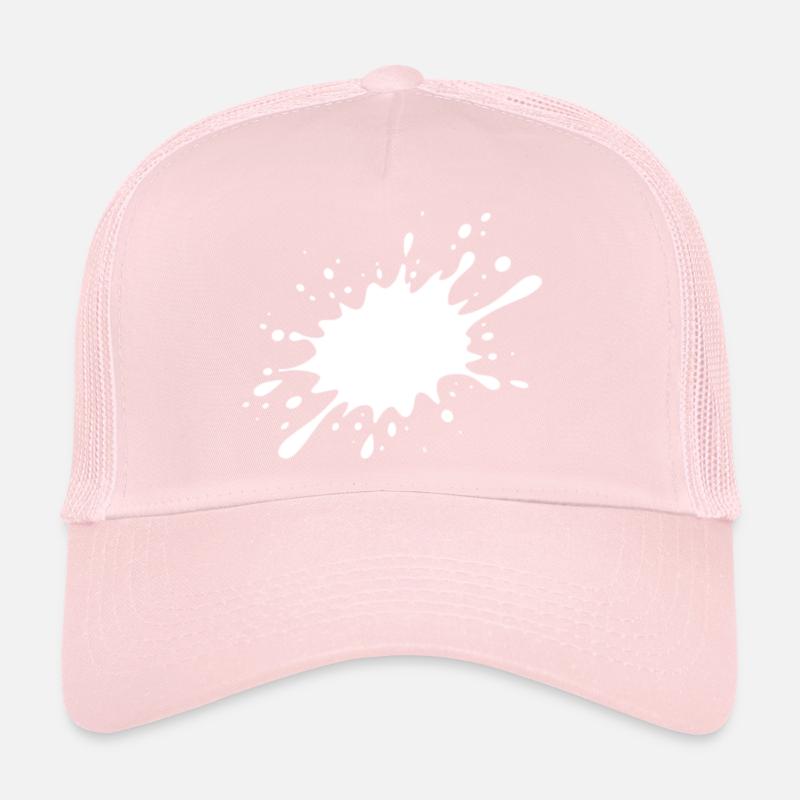 Ink Stain Explosion Trucker Cap