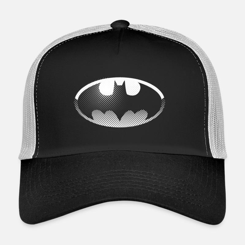 DC Comics Originals Batman Batsymbol Logo - Trucker Cap - Schwarz/Steingrau