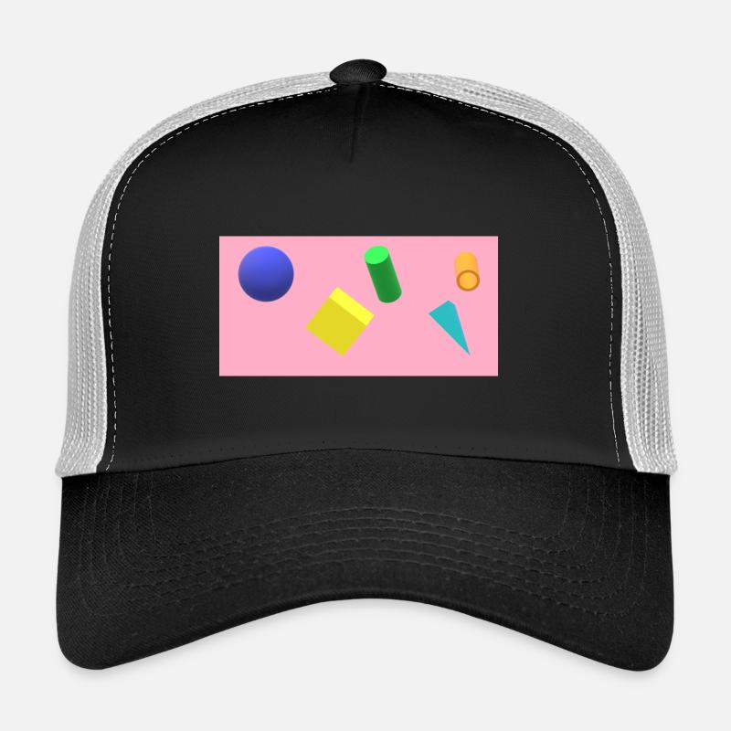 Composition de forme géométrique vibrante Casquette trucker 