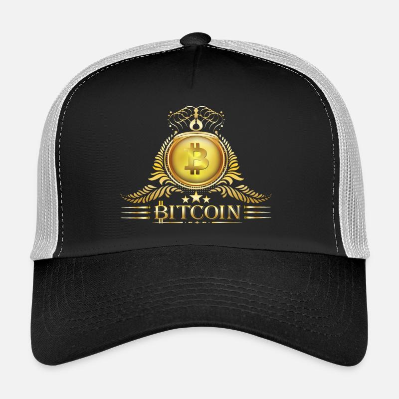couronne Bitcoin Casquette trucker 