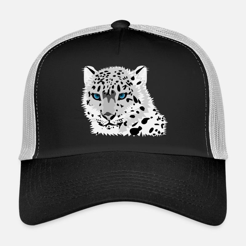 léopard des neiges Casquette trucker 