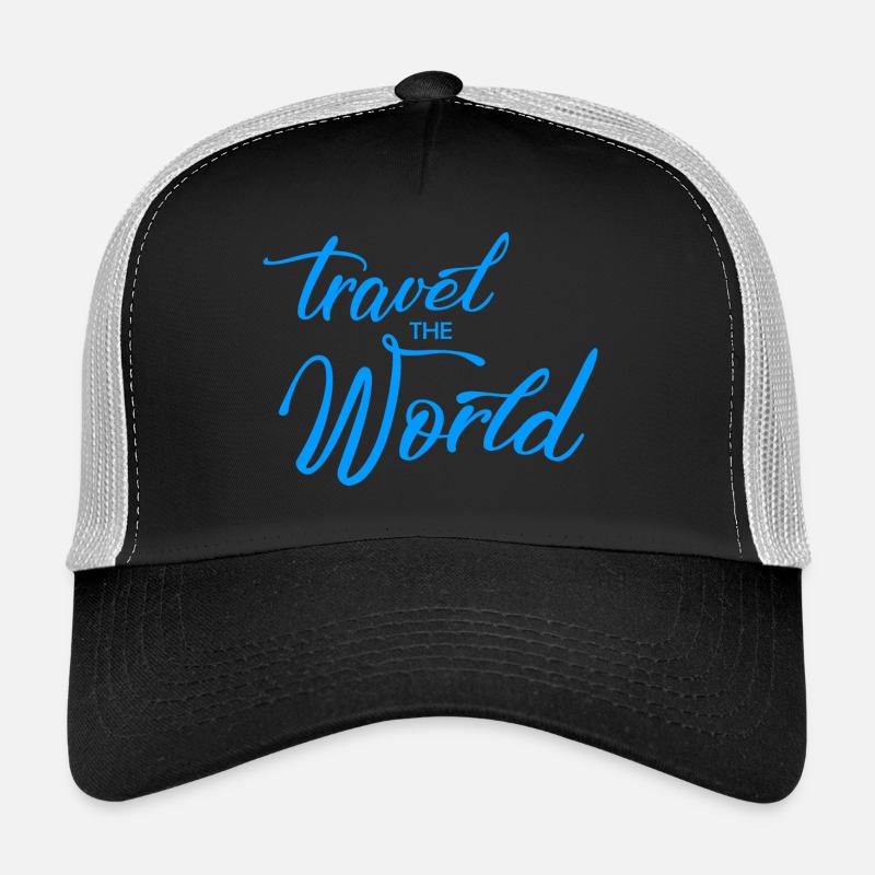 the world - Trucker Cap - black/stone grey