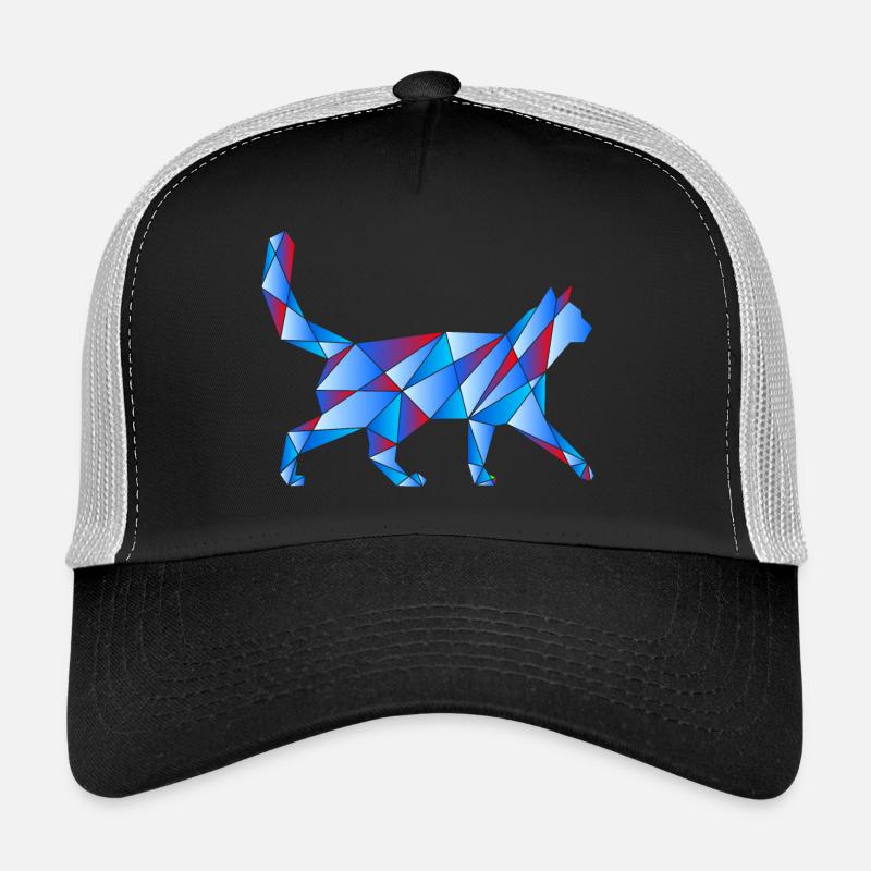 Blue cat Trucker Cap