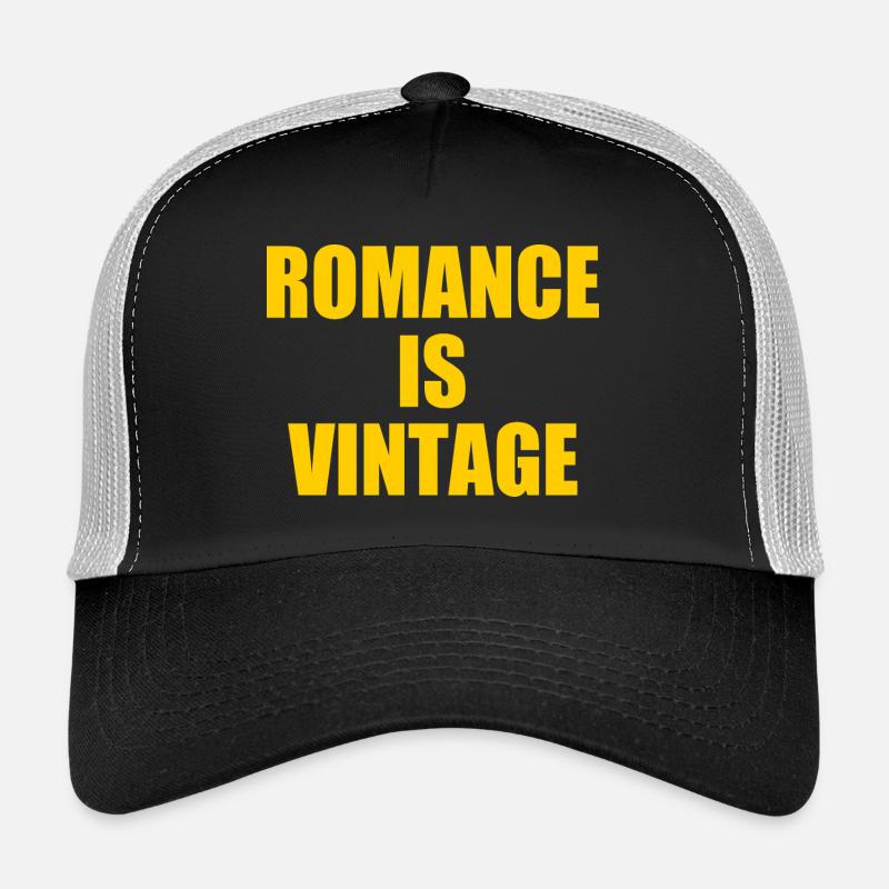 romance is vintage Casquette trucker 