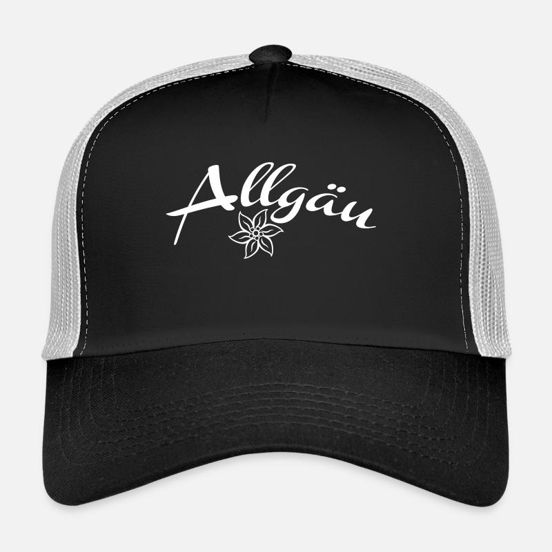 Allgäu - Trucker Cap - Schwarz/Steingrau