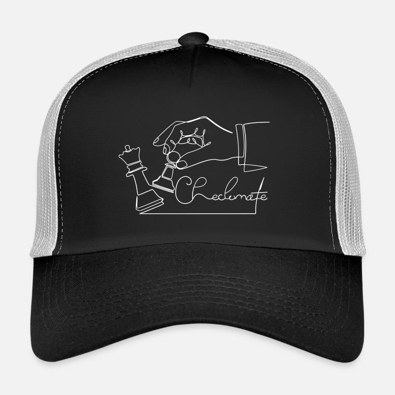 Checkmate!!! - Casquette trucker  - noir/gris pierre
