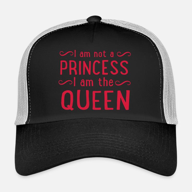 Prinzessin - Trucker Cap - Schwarz/Steingrau