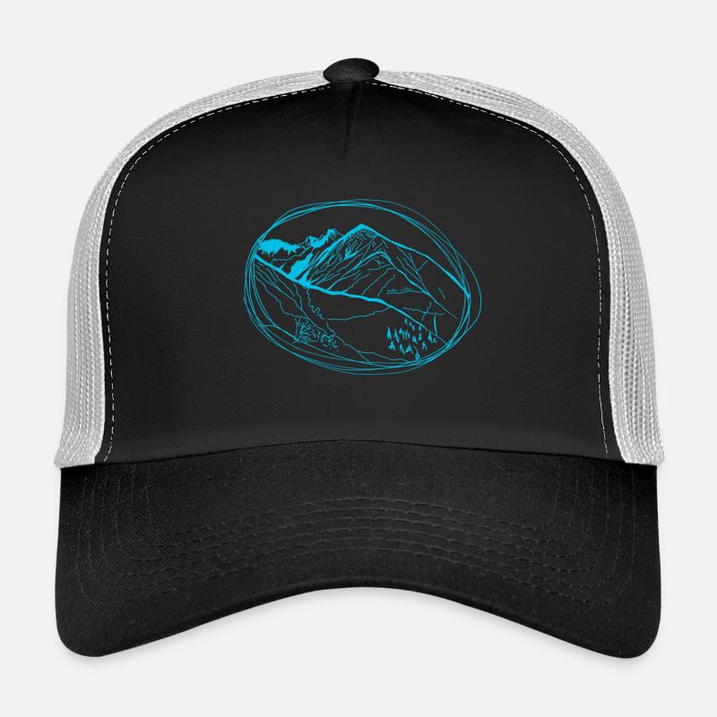 Großer Solstein - Trucker Cap - Schwarz/Steingrau