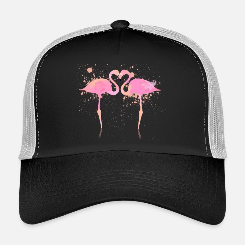 flamants roses Casquette trucker 