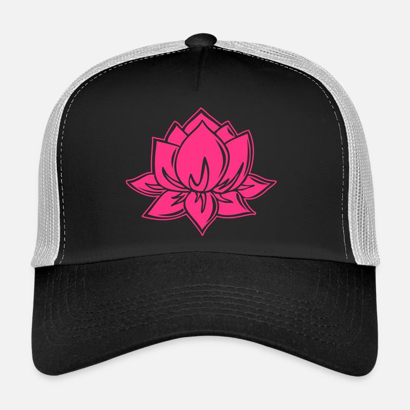 Lotus Flower, vector Casquette trucker 