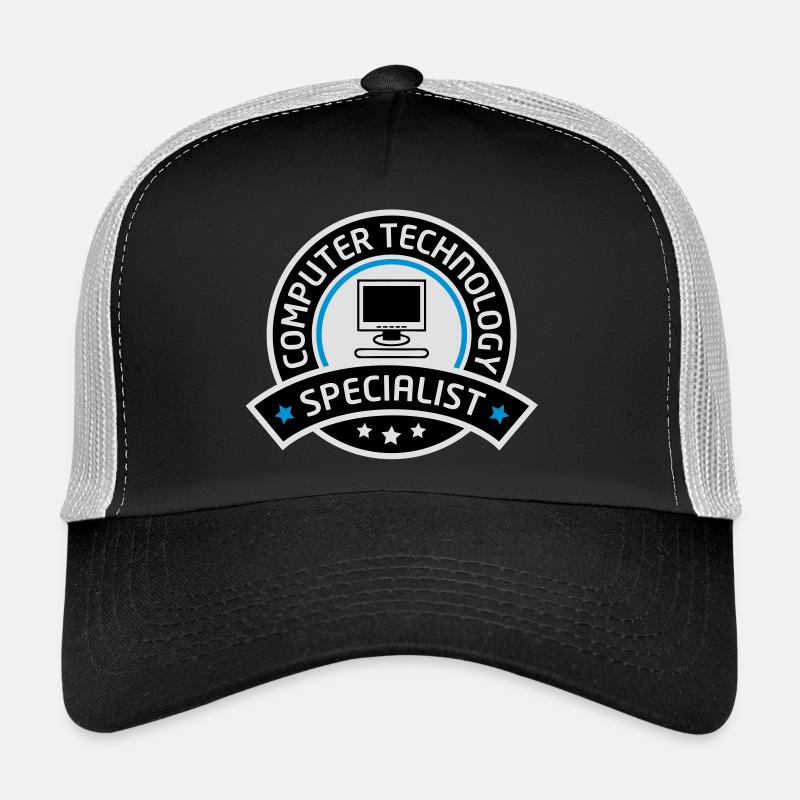 computer technology specialist - Trucker Cap - Schwarz/Steingrau