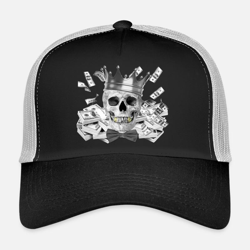 Tete de mort Casquette trucker 