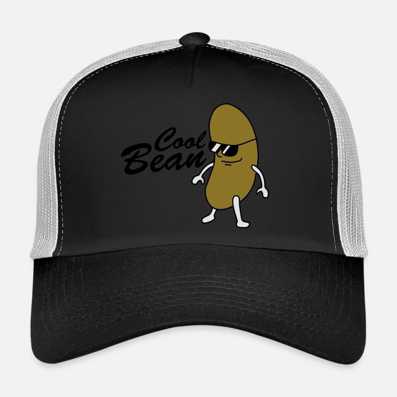 Cool Bean Boss - Trucker Cap - Schwarz/Steingrau
