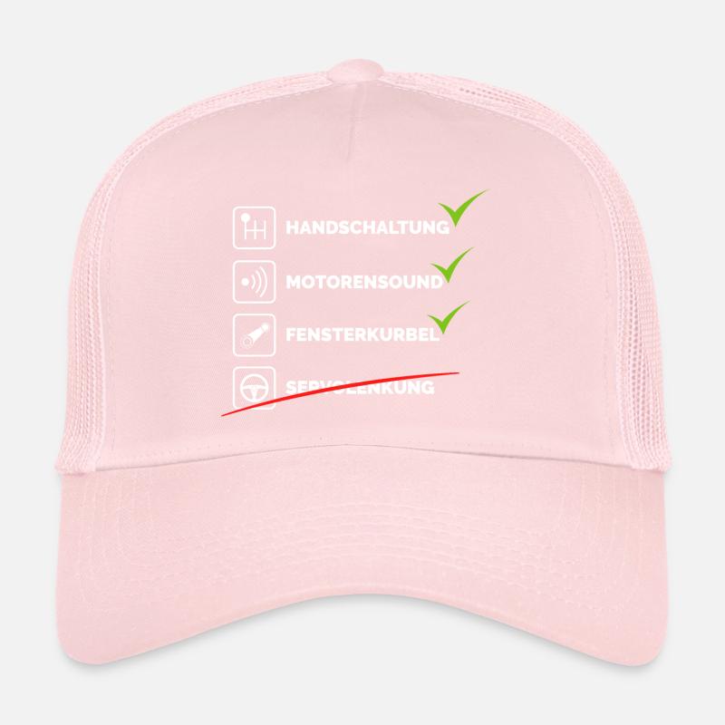 auto tuning oldtimer schrauber Handschaltung Trucker Cap