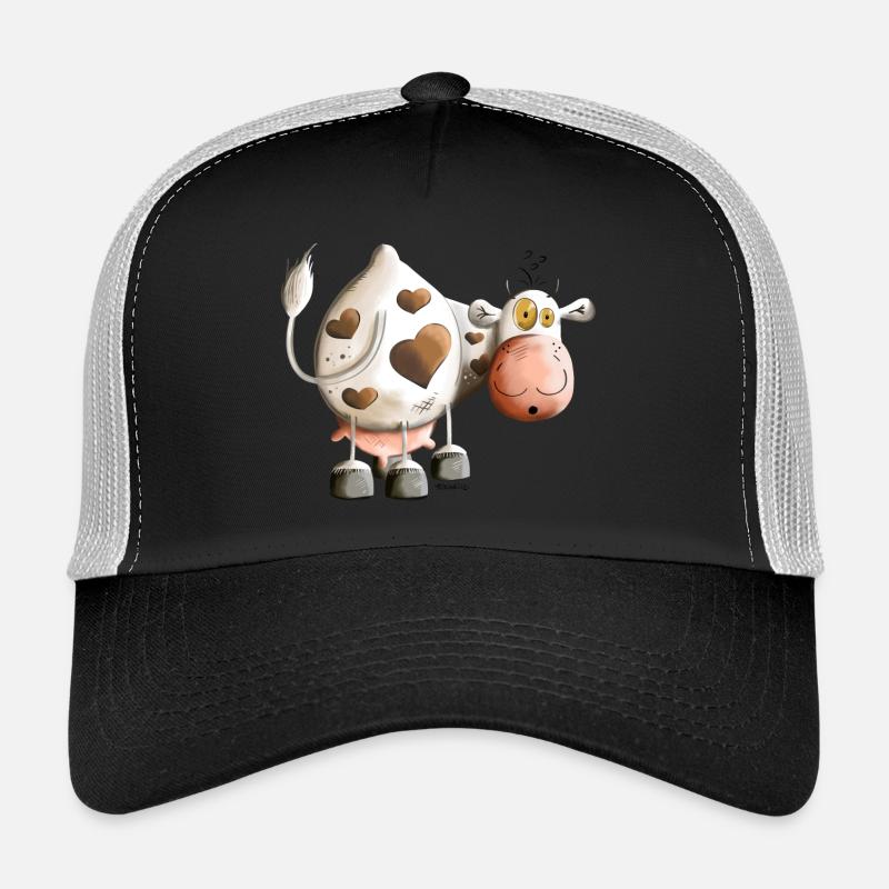 Kuh mit Herz Trucker Cap