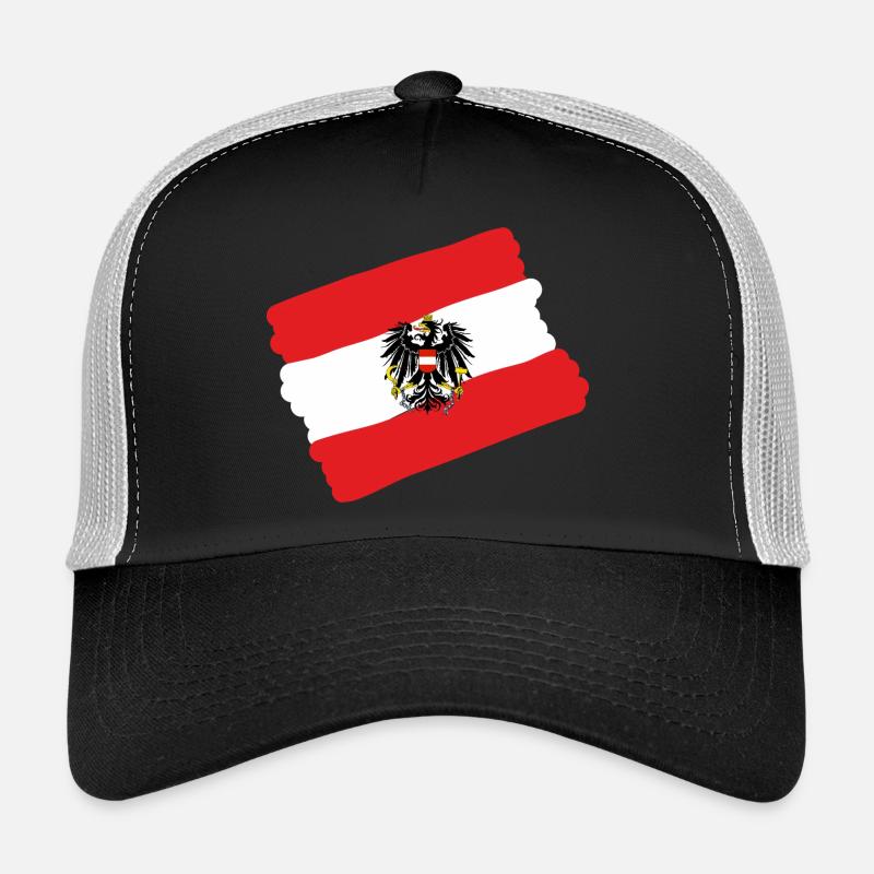 Österreich, Austria mit Adler Trucker Cap