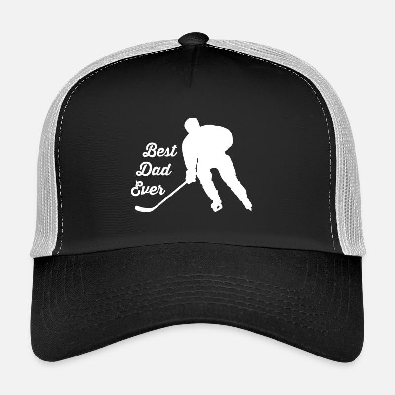 Eishockey - Trucker Cap - Schwarz/Steingrau