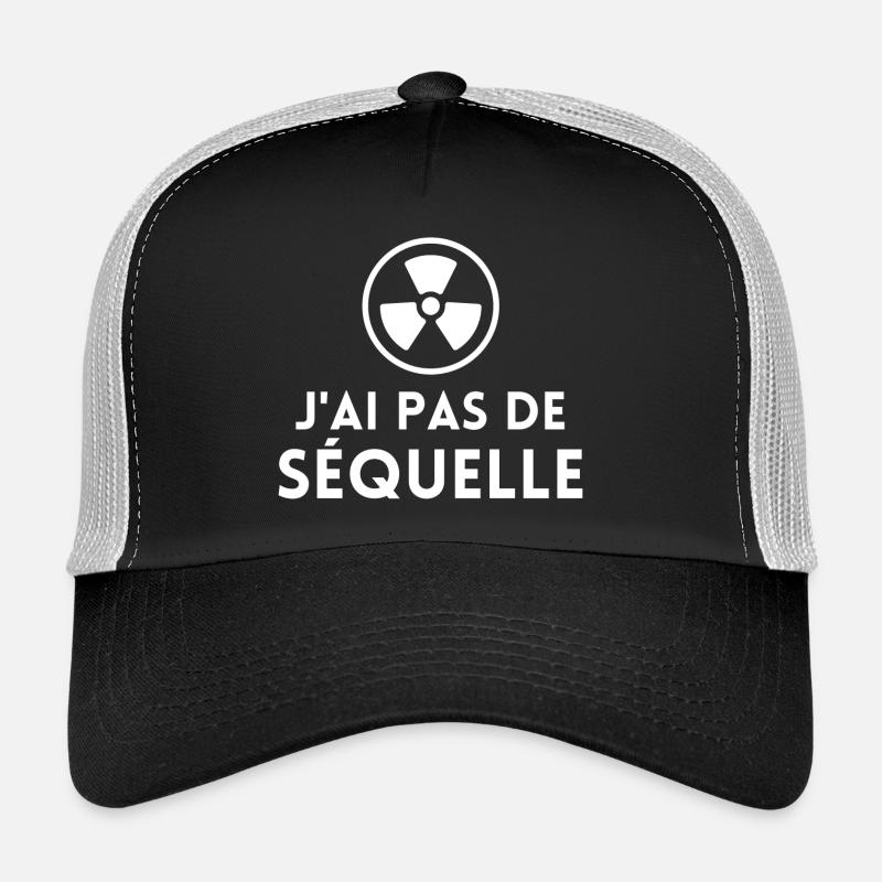 nucléaire, pas de séquelle - Casquette trucker  - noir/gris pierre