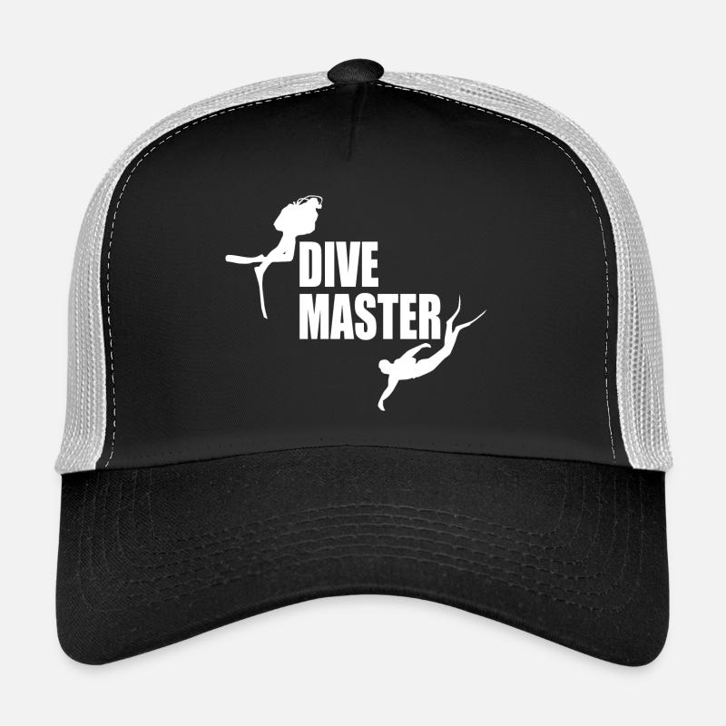 Divemaster Scuba Diving - Trucker Cap - black/stone grey