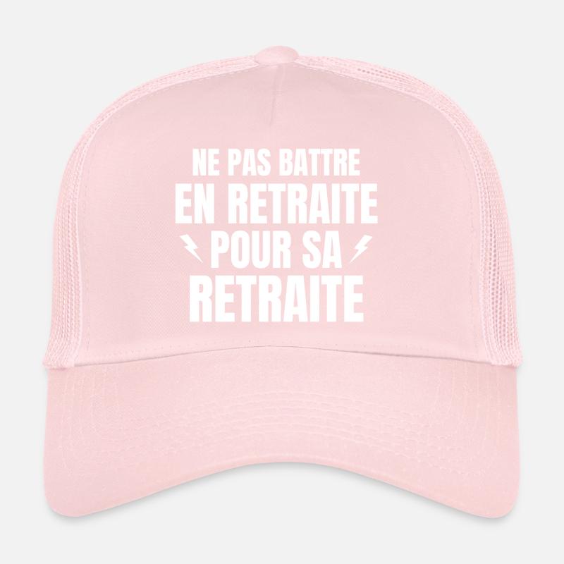 retraite, réforme des retraites Casquette trucker 