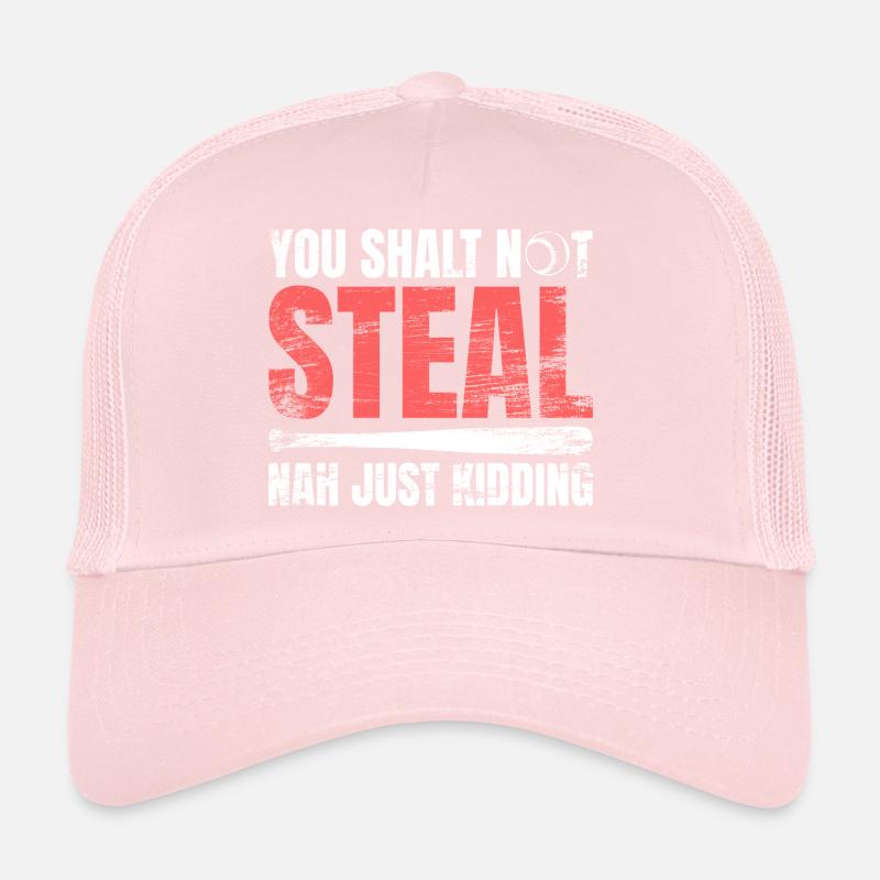 Baseball Player Joke Trucker Cap