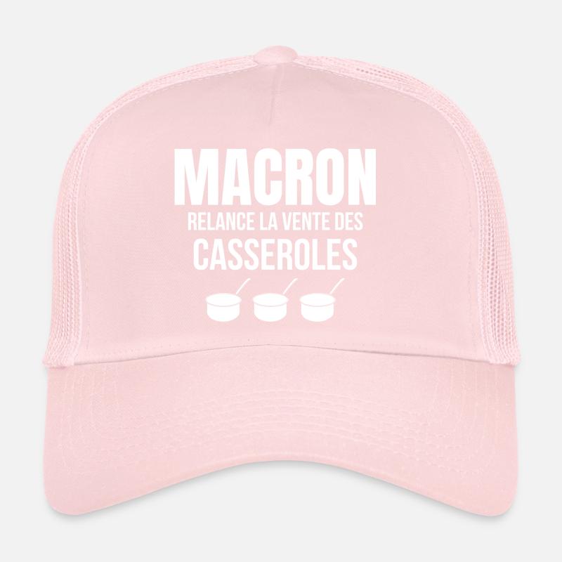 retraite, réforme des retraites, Macron Casquette trucker 