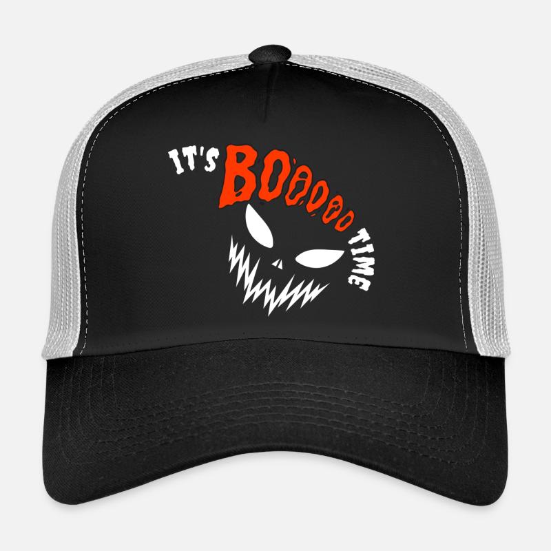 It's Booooo Time, Halloween - Trucker Cap - black/stone grey