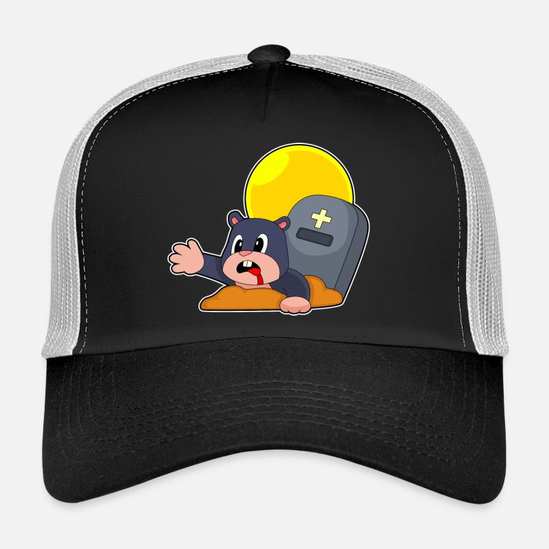Pierre tombale d’Halloween de Mole Casquette trucker 