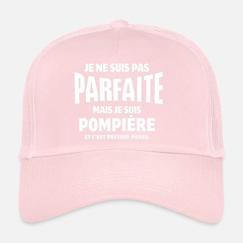 pompière, je suis pompière Casquette trucker 