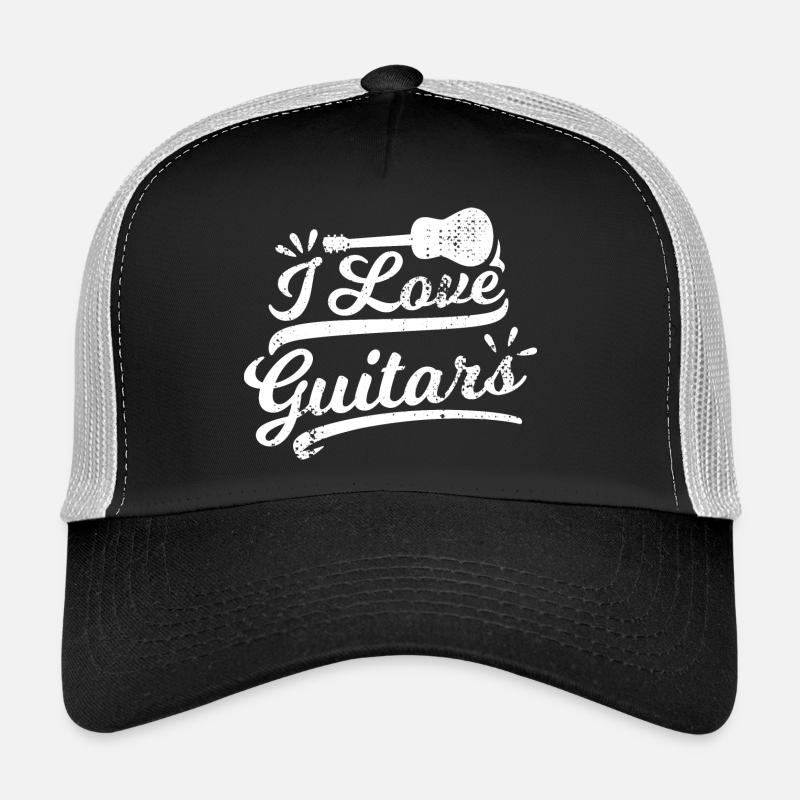 I Love Guitars Trucker Cap