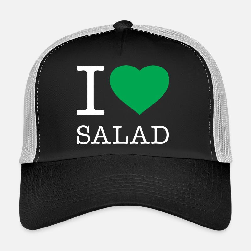 J’ADORE LA SALADE - Casquette trucker - noir/gris pierre