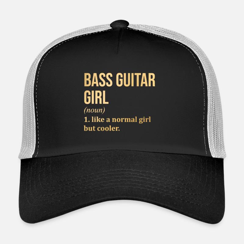 guitare basse Casquette trucker 