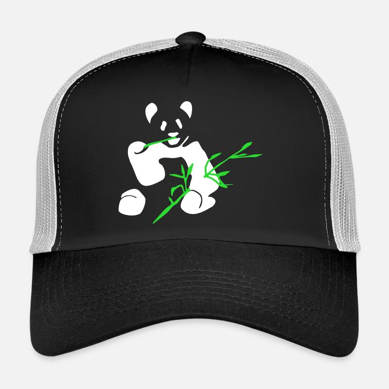 Panda with bamboo Trucker Cap