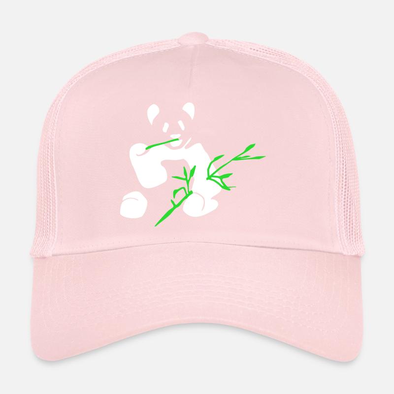 Panda mit Bambus Trucker Cap