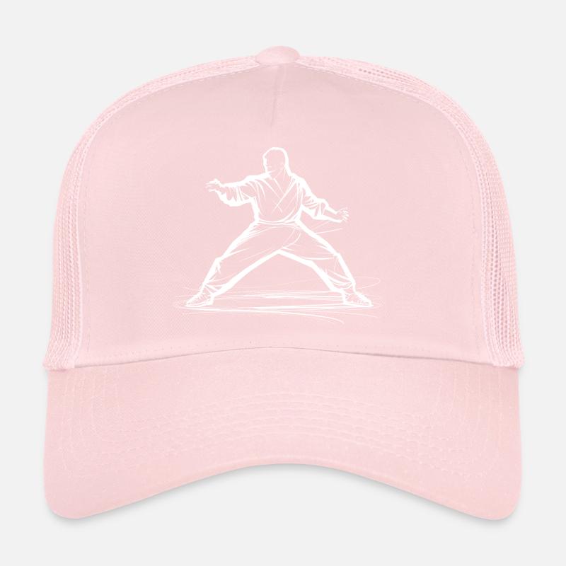 Karateka Drawing Trucker Cap