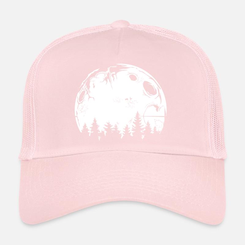 Forest Moon Tree Space Space Symbol Logo icon Trucker Cap