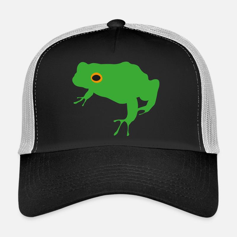 Frosch - Trucker Cap - Schwarz/Steingrau