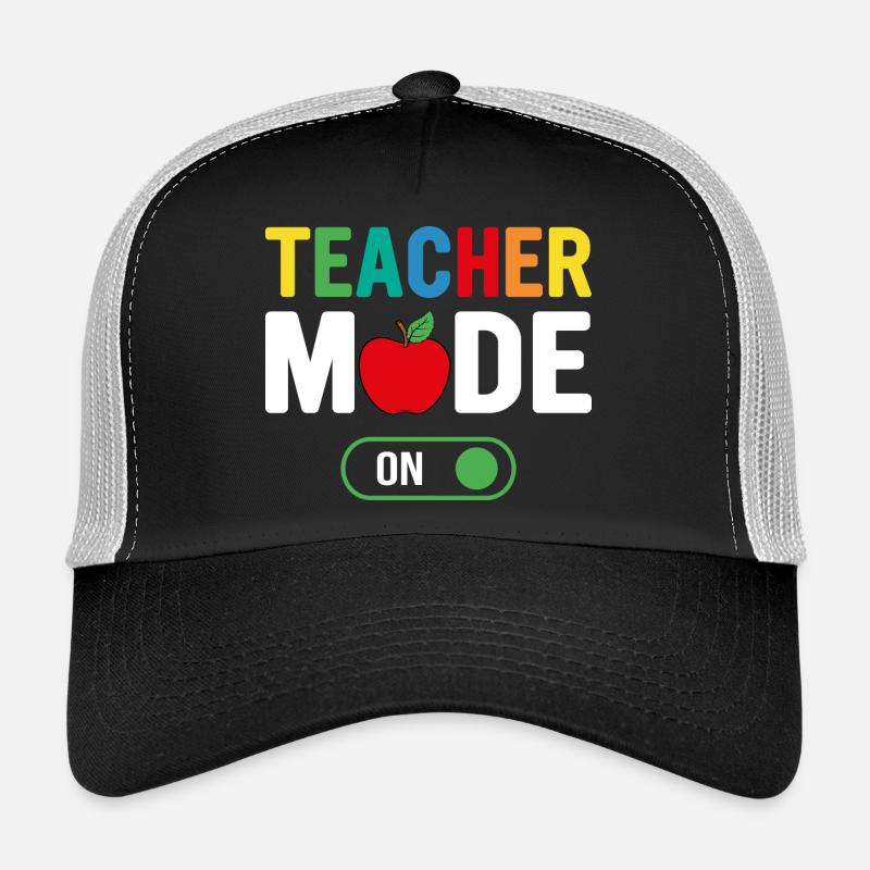 Teacher Mode On School Funny Students Best Teacher Trucker Cap