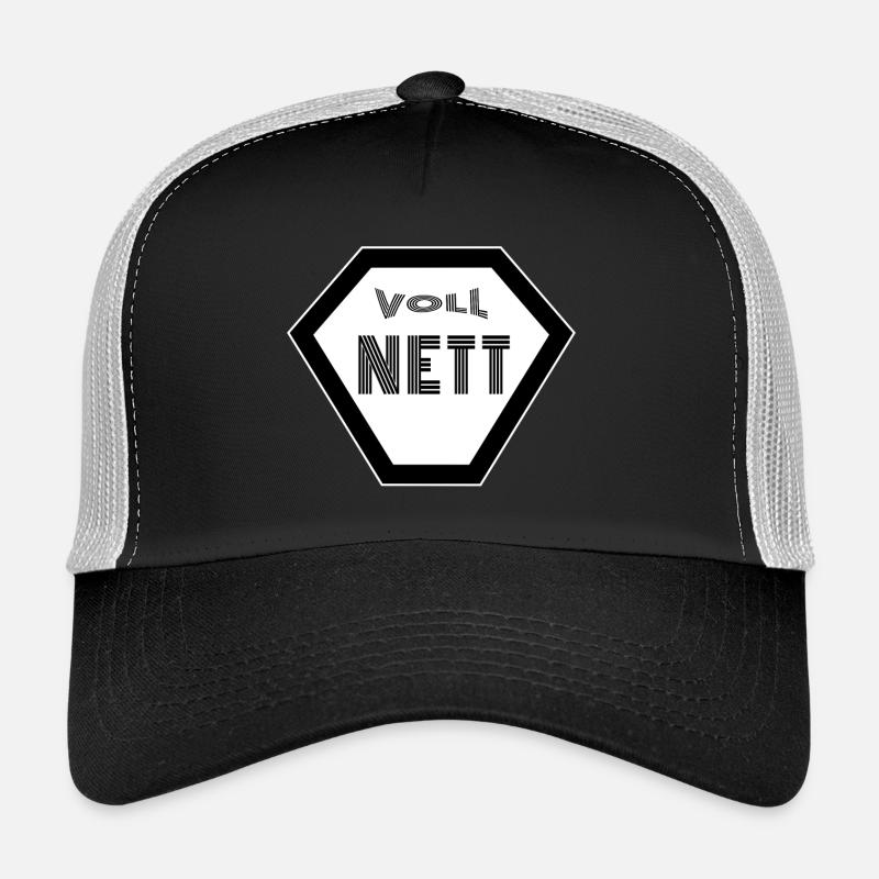 Voll Nett netter Typ super Nerd Gamer Trucker Cap