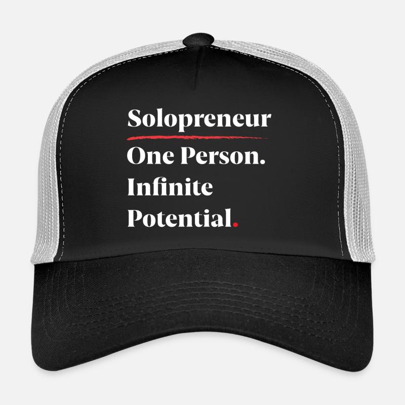 Solopreneur: One Person. Infinite Potential. [W] Trucker Cap
