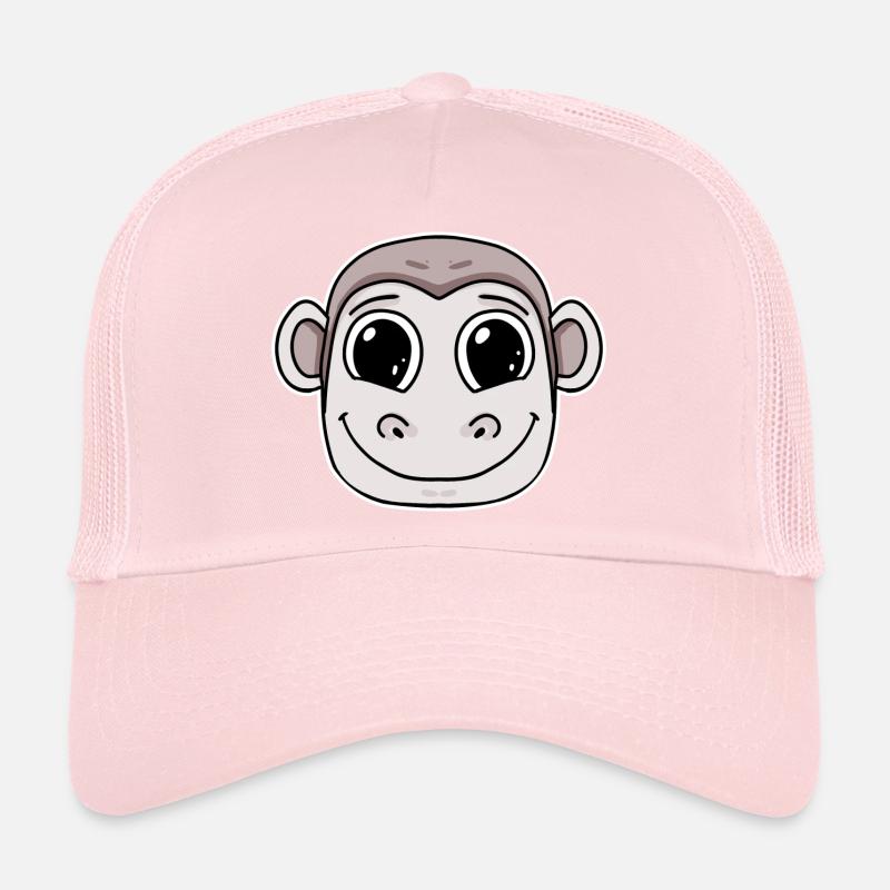 Monkey Head Animal Trucker Cap