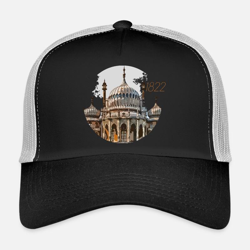 1822 Brighton royal pavilion England - Trucker Cap - Schwarz/Steingrau