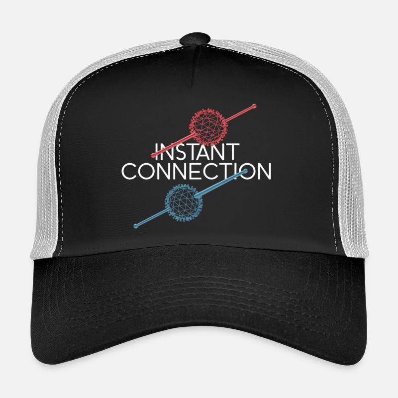 Instant Connection Geometric Art Design Trucker Cap