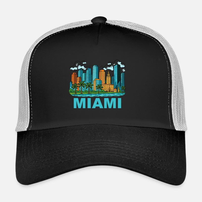 Ville de Miami Casquette trucker 