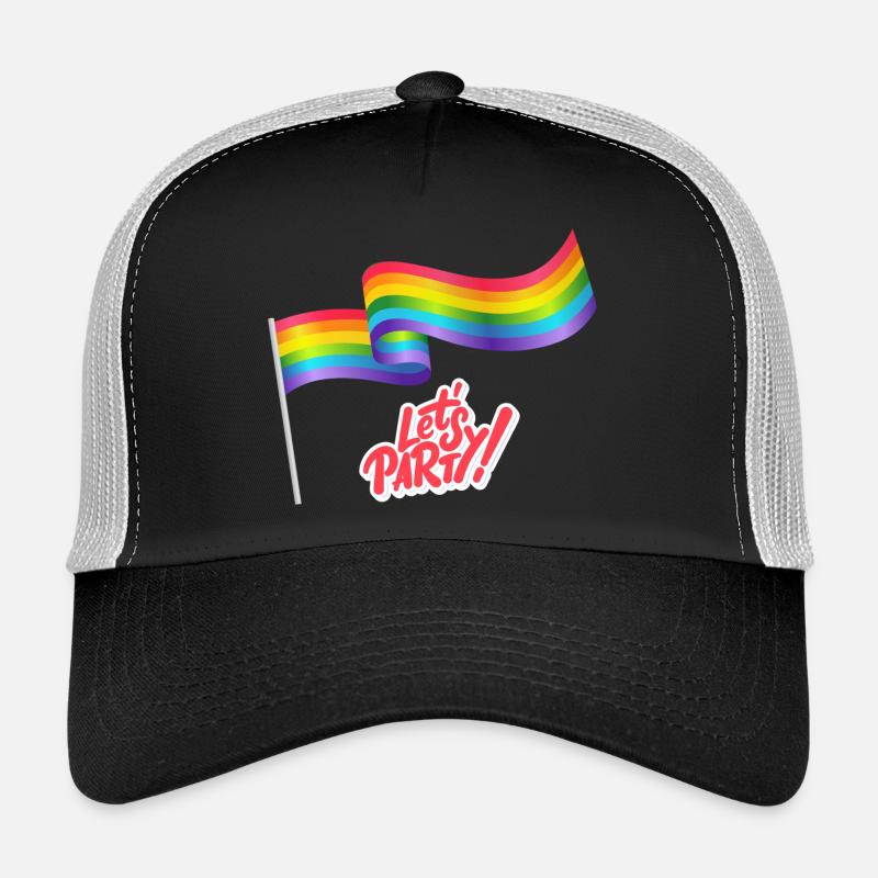 Pride Party Lets Go Trucker Cap