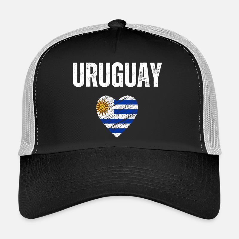 J’adore l’Uruguay, drapeau de l’Uruguay Casquette trucker 