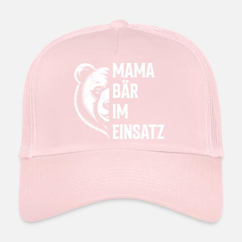Future maman MAMAN OURS EN ACTION Drôle Casquette trucker 