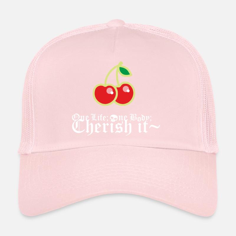 Cherry Trucker Cap