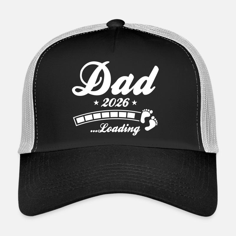 Dad 2026 Loading Papa Trucker Cap