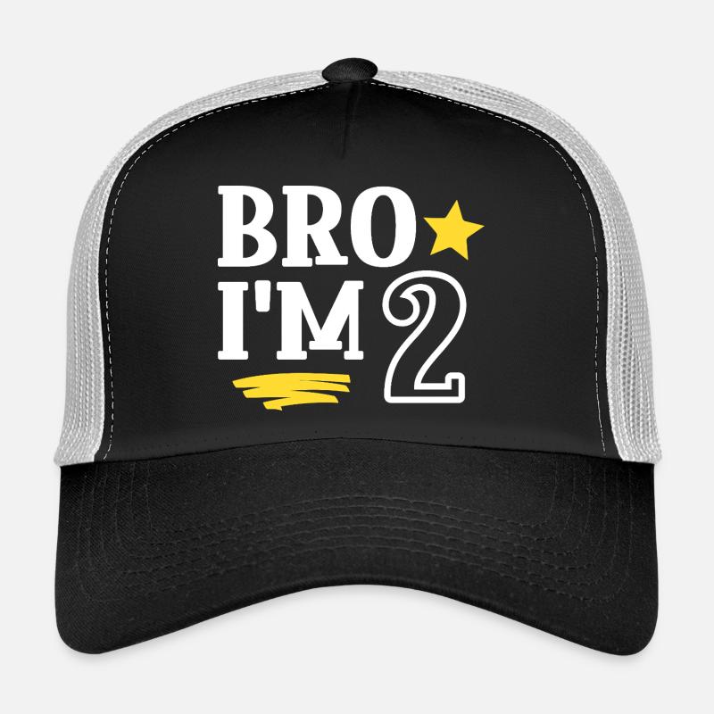 Bro ich bin 2 Jahre Alt Lustig Cool Geburtstag Trucker Cap